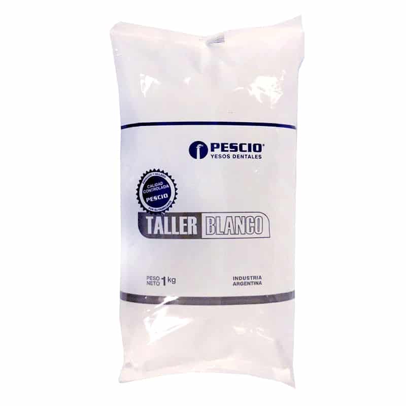 Yeso Taller Blanco 1 kg. Pescio – Grimberg Dentales S.A., Gypsum & Stone Products