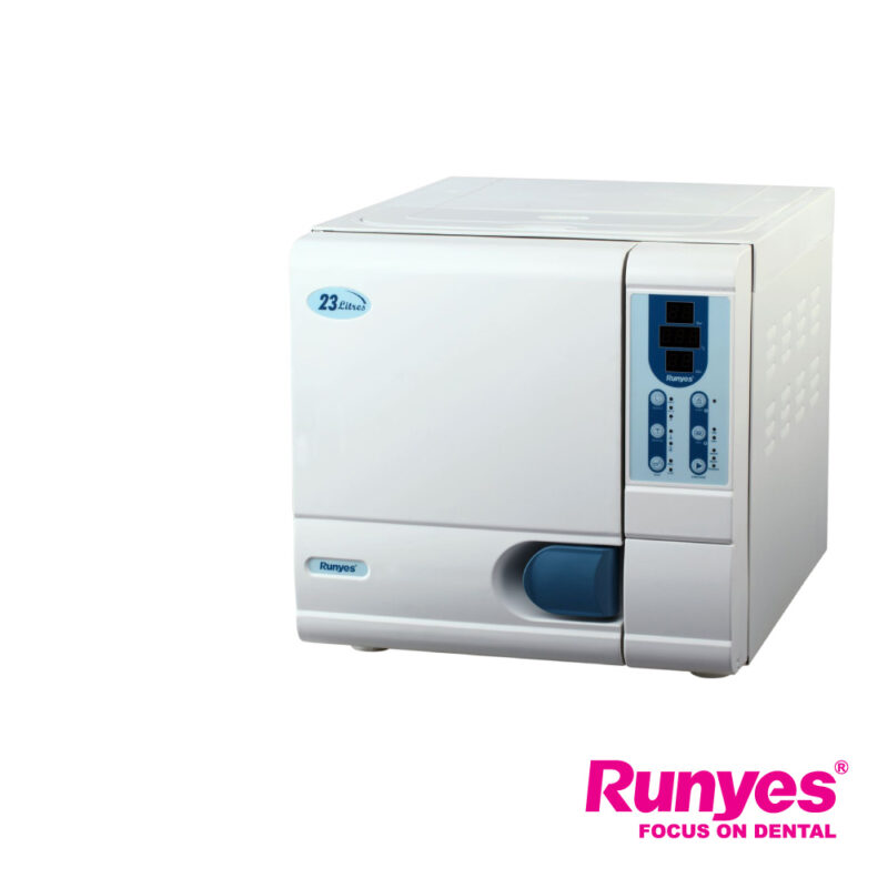 Runyes Autoclave 23L Clase B c/Bomba – Grimberg Dentales S.A., Autoclaves & Sterilizers