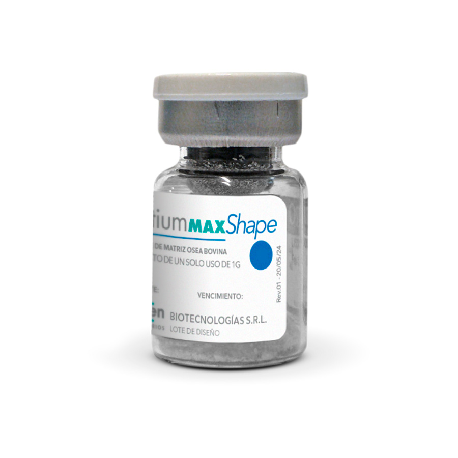 Sustituto Óseo Ostium Max Shape 0.5 grs. Bioxen – Grimberg Dentales S.A., Bone Graft Materials