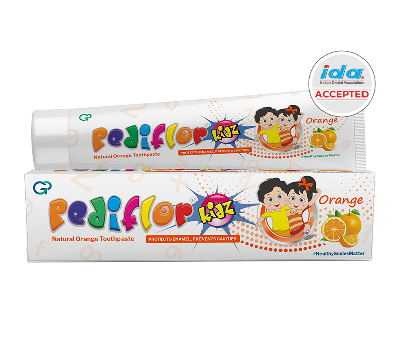 PediflorKidz Orange – Group Pharmaceuticals Ltd., Zahnpasta