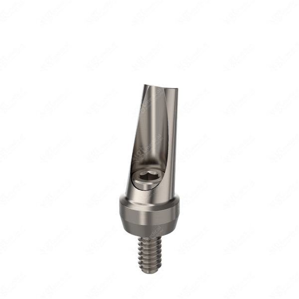 Angled Abutment with Screw, G2.0mm, A15° compatible with Best Fit® e-Clean Mini (055 HXE) D05001