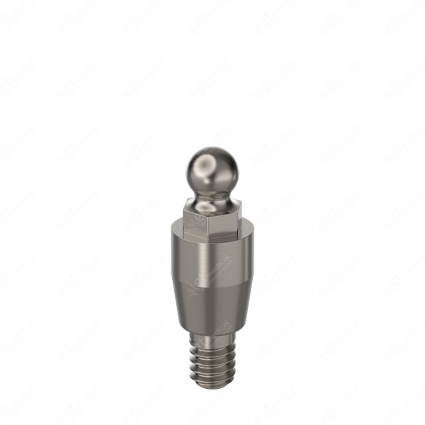Ball Abutment, G2.0mm compatible with Best Fit® i-Clean (001 OCT) D26002