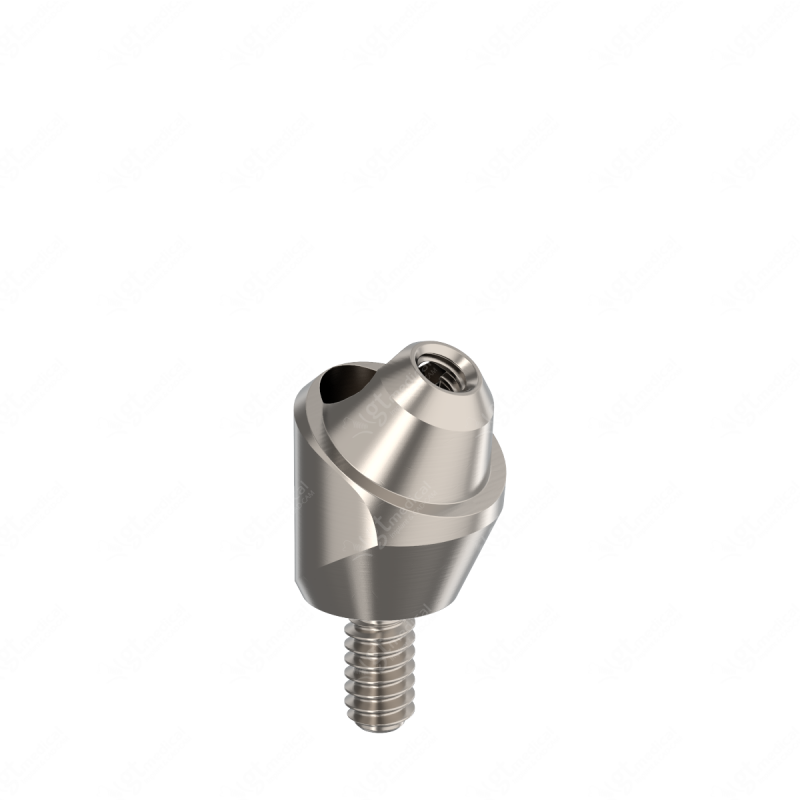 MU Angled Transepithelial with screw, G5.0mm, A30° compatible with Best Fit® e-Clean Mini (055 HXE) G05067 – GT-Medical S.L., Abutments