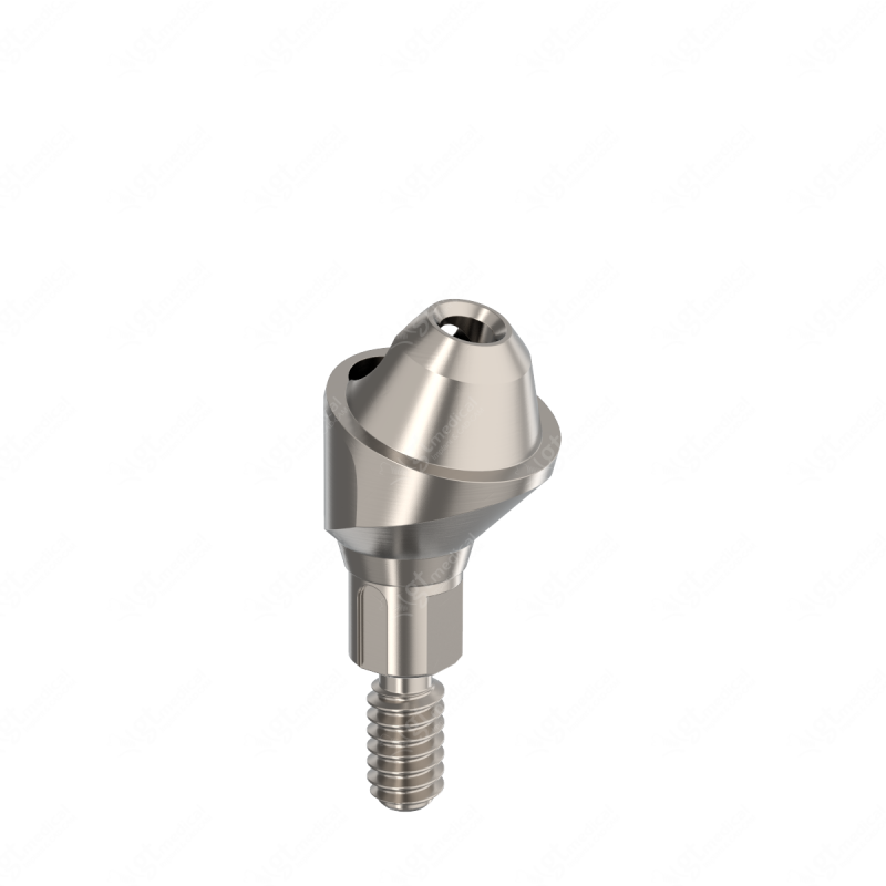 MU Angled Transepithelial with screw, G3.5mm, A17° compatible with Straumann® Bone Level NC® G15409 – GT-Medical S.L., Abutments
