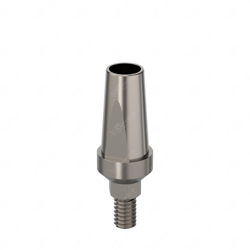 Straight Abutment with screw, G2.0mm, D4.5mm, L9.0mm compatible with Mis® Internal Standard 3.5 GP144426-02 – GT-Medical S.L., Abutments