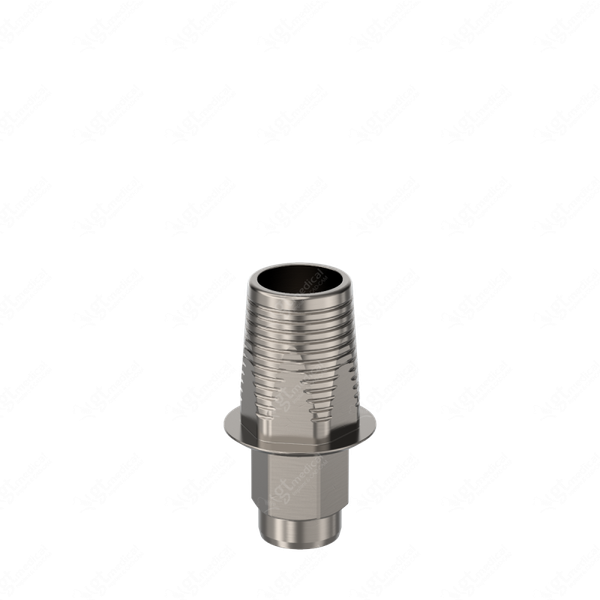 Conical Ti-Base, Non Rotational, G0.0mm, S compatible with Biomet 3i® Certain® P3.4 D18018