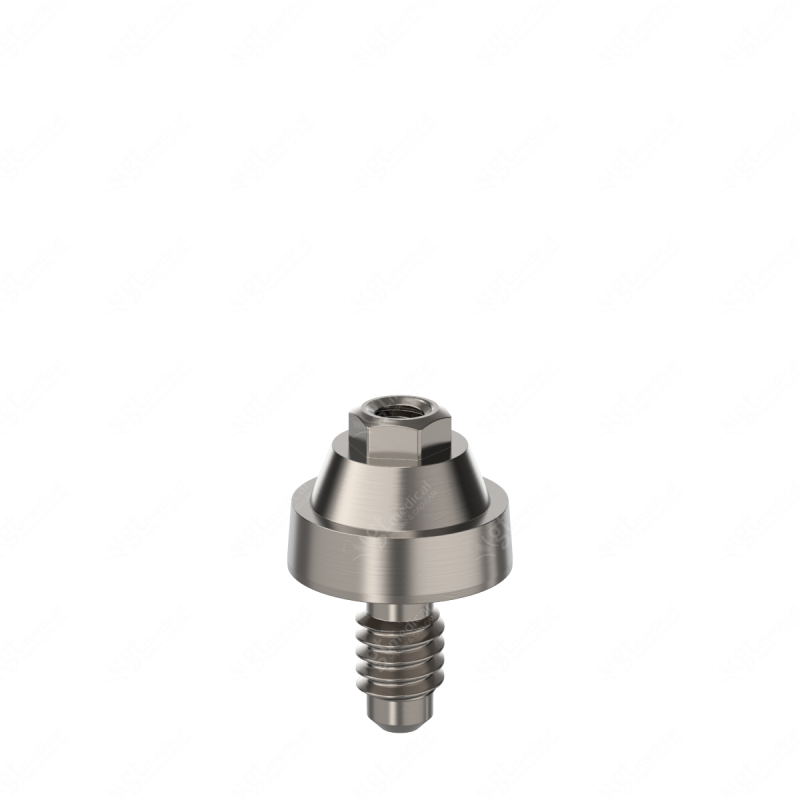 Straight Transepithelial MU, G1.5mm compatible with Biomet 3i® External P5.0 G00846 – GT-Medical S.L., Abutments