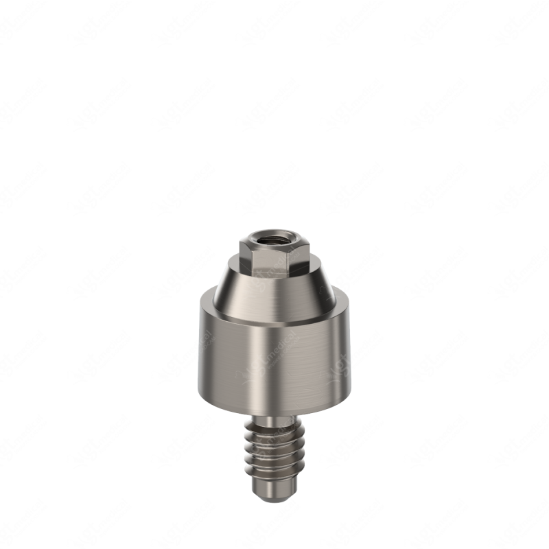 Straight Transepithelial MU, G3.0mm compatible with Biomet 3i® External P5.0 G00848 – GT-Medical S.L., Abutments