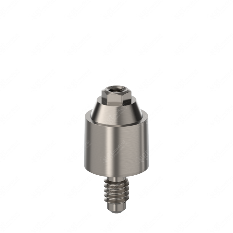 Straight Transepithelial MU, G4.0mm compatible with Biomet 3i® External P5.0 G00849 – GT-Medical S.L., Abutments
