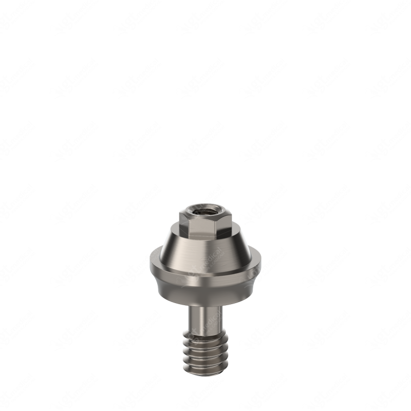 Straight Transepithelial MU, G1.5mm compatible with Biomet 3i® External P4.1 G00875 – GT-Medical S.L., Abutments