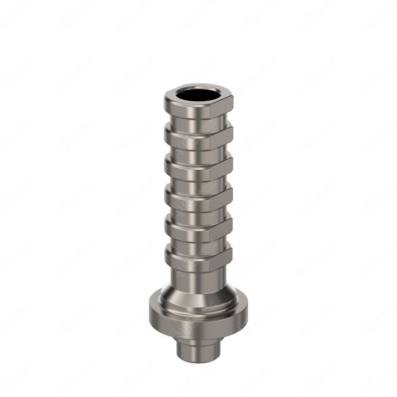 Temporary Abutment, Univ, Rotational, Titanium compatible with Biomet 3i® Certain® P5.0 G009137 – GT-Medical S.L., Abutments