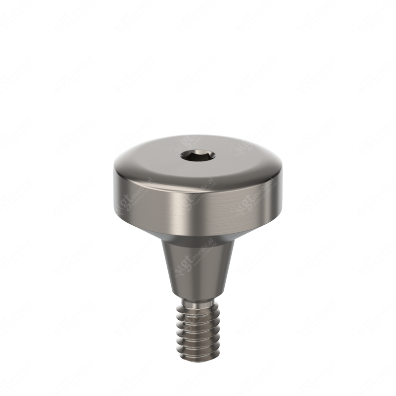 Healing Abutment, G4.0mm, D7.5mm, Hex 1.25 compatible with Best Fit® s-Clean Regular/Wide G10037 – GT-Medical S.L., Healing Abutments