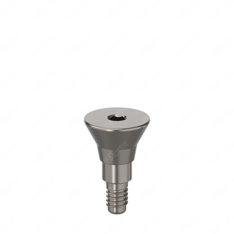 Healing Abutment, G2.0mm, D5.0mm, Hex 1.20 compatible with Klockner® Vega® RV Ø4.0 / Ø4.5 G10108 – GT-Medical S.L., Healing Abutments