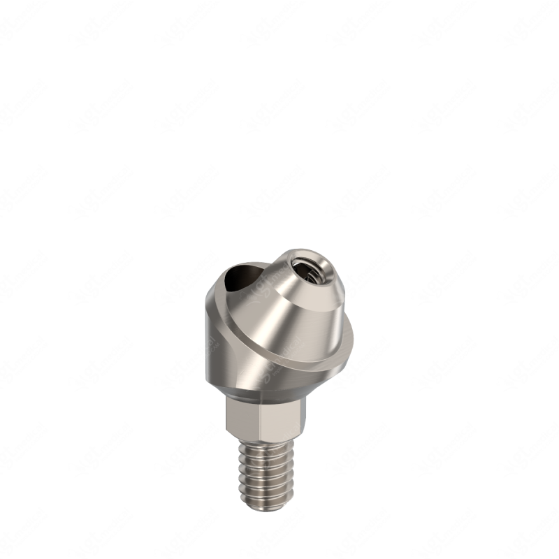 MU Angled Transepithelial with screw, G3.5mm, A30° compatible with Zimmer® TSV®/TSX® P3.5 G15202 – GT-Medical S.L., Abutments