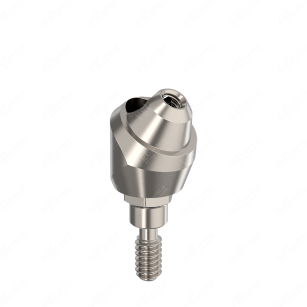 MU Angled Transepithelial with screw, G5.0mm, A30° compatible with Biomet 3i® Certain® P4.1 G15229