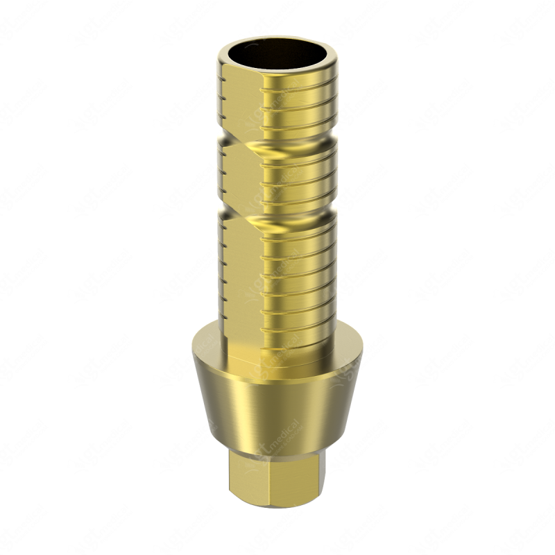Straight Ti-Base, Non Rotational, G2.5mm compatible with Zimmer® TSV®/TSX® P3.5 G36289 – GT-Medical S.L., Abutments