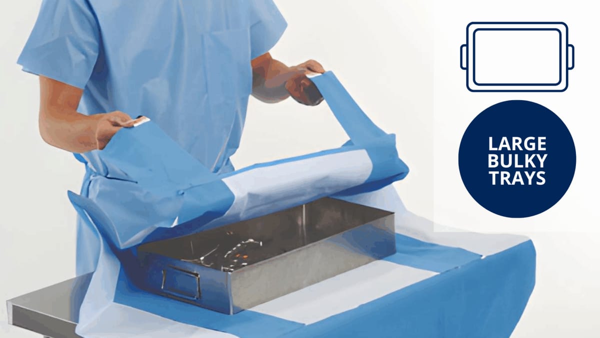 HALYARD SMART-FOLD Sterilisation Wrap – O&M Halyard Germany GmbH, Sterilization Reels and Pouches