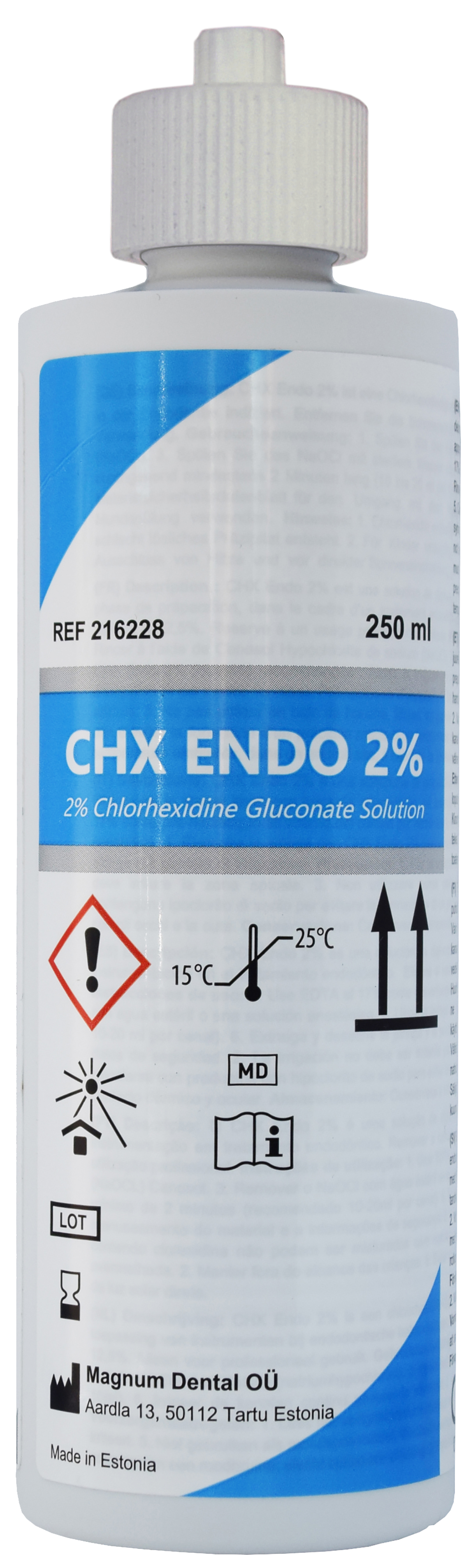 CHX-Endo 2% klooriheksidiiniliuos juurikanavien huuhteluun