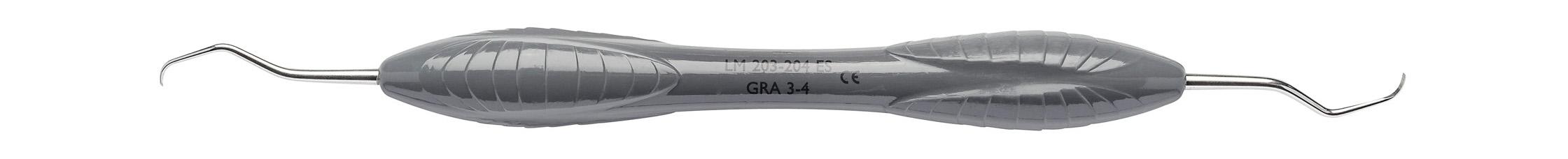 Gracey 3/4, alumiinivarsi – JH Hammastuote Oy, Chirurgische Handinstrumente