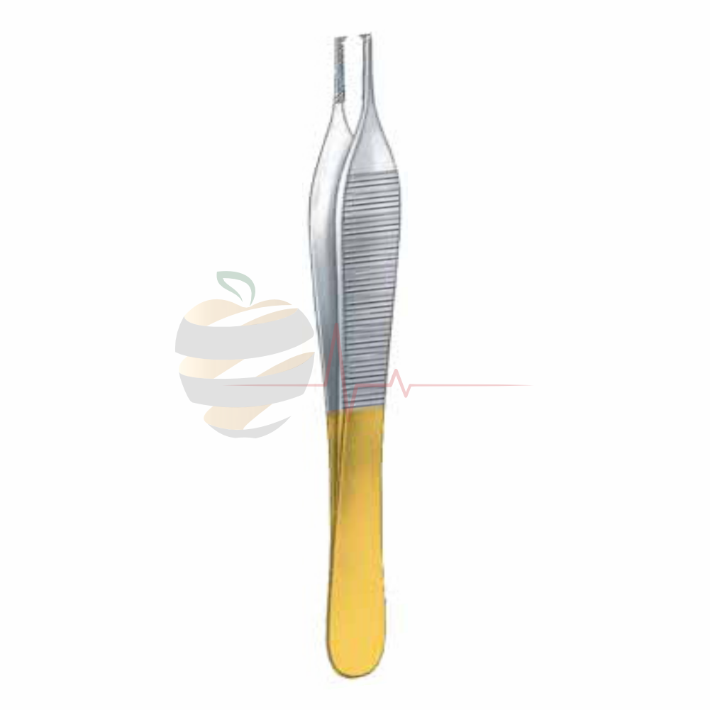 TC Adson Tweezer (12cm, Gold-Plated End)