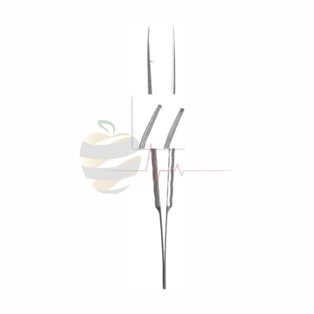 Pince courbe diamantée 1x2 (acier inoxydable) – Hospimed Mfg, Tweezers
