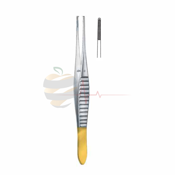 Gillies Mini Profile Tweezer (15.5cm, Gold-Plated End)