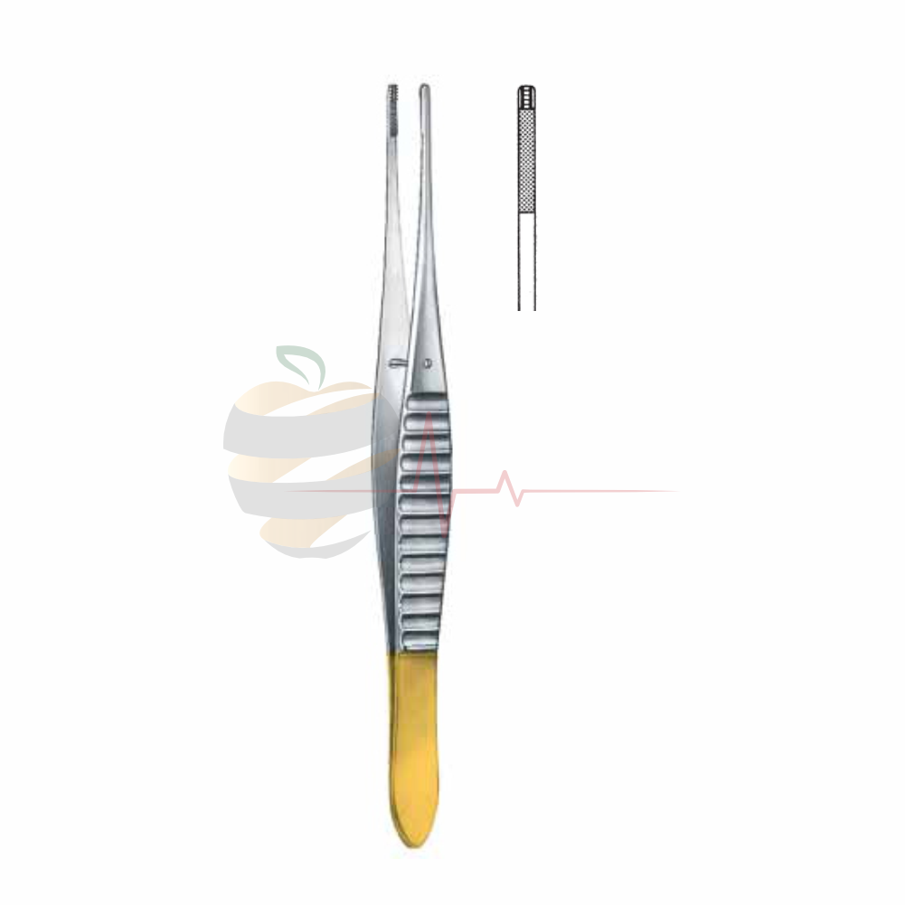 DeBakey Micro Profile Tweezer (16cm, Gold-Plated End)