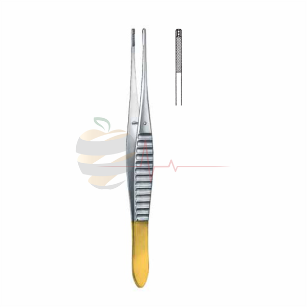 DeBakey Micro Profile Tweezer (16cm, Gold-Plated End)