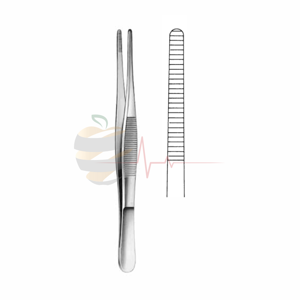 Dressing &amp; Tissue Forceps (18cm, Slender Pattern)