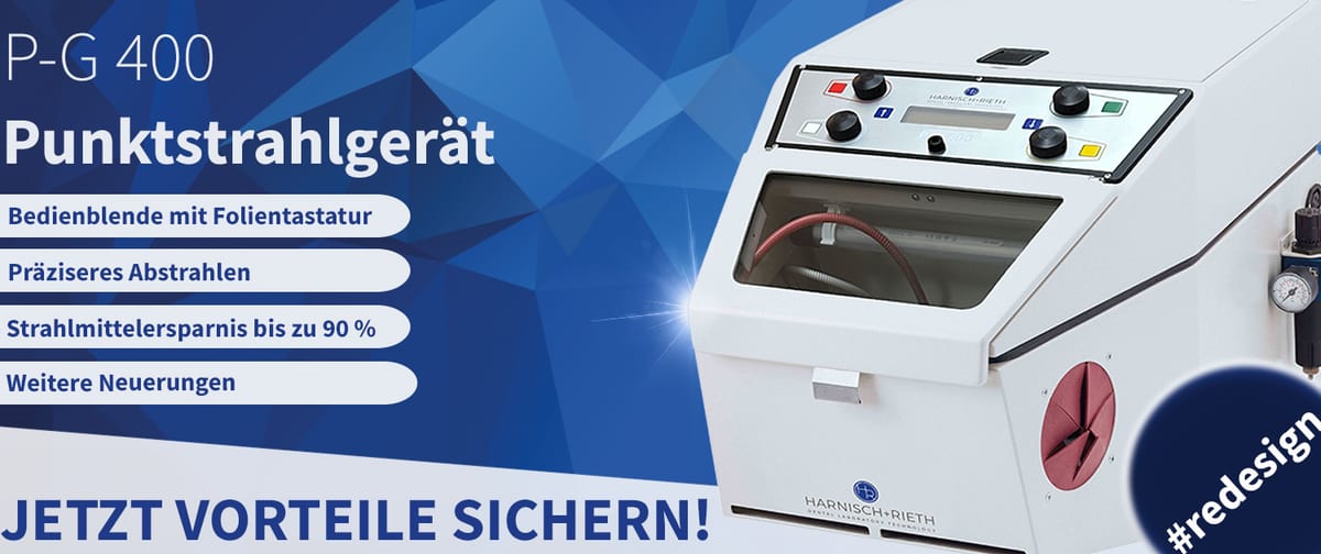 Redesign P-G 400 – Harnisch & Rieth, Sandblasting Units