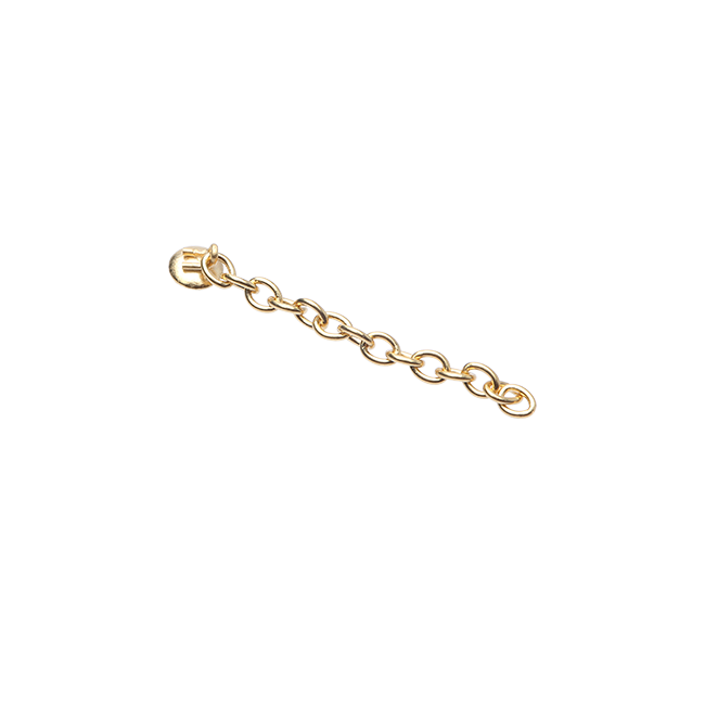 Extrusion Chain W/hook 18K Gold Plating