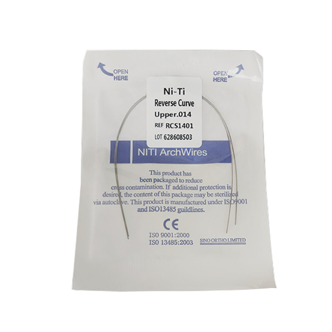 Straight Leg Reverse Curve NiTi Arch Wires