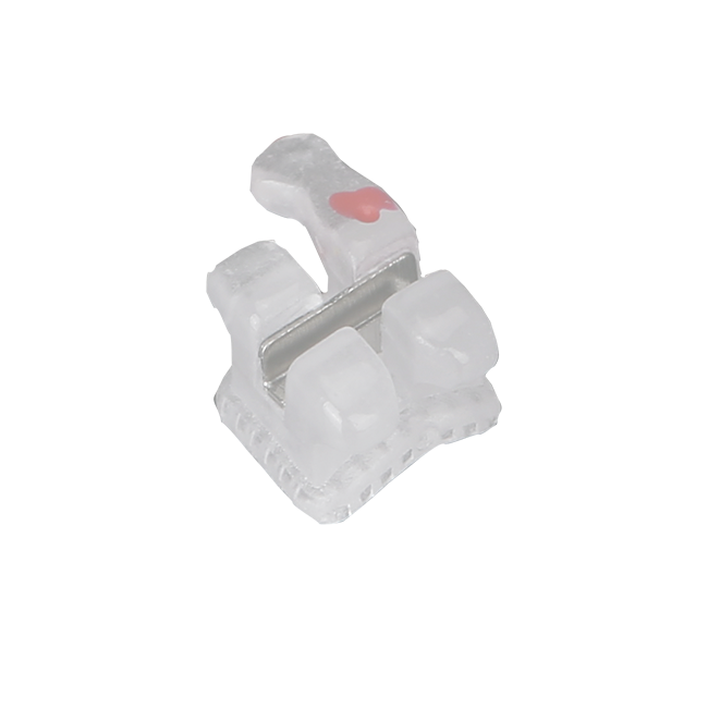 Bright Series Ceramic Brackets with Metal Slot