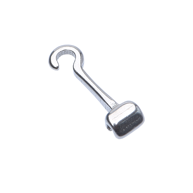 Long Curved Crimpable Hook 5.5mm