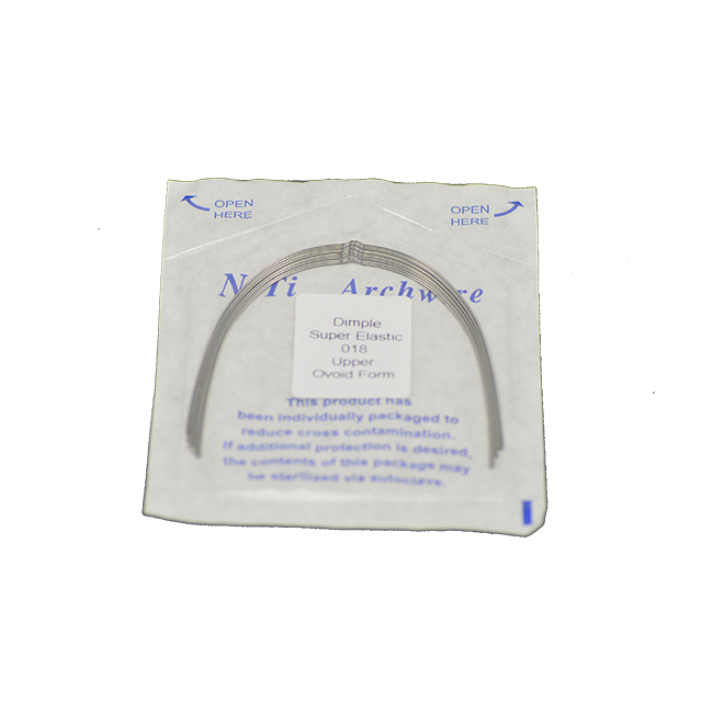 Dimple Super Elastic NiTi Arch Wires