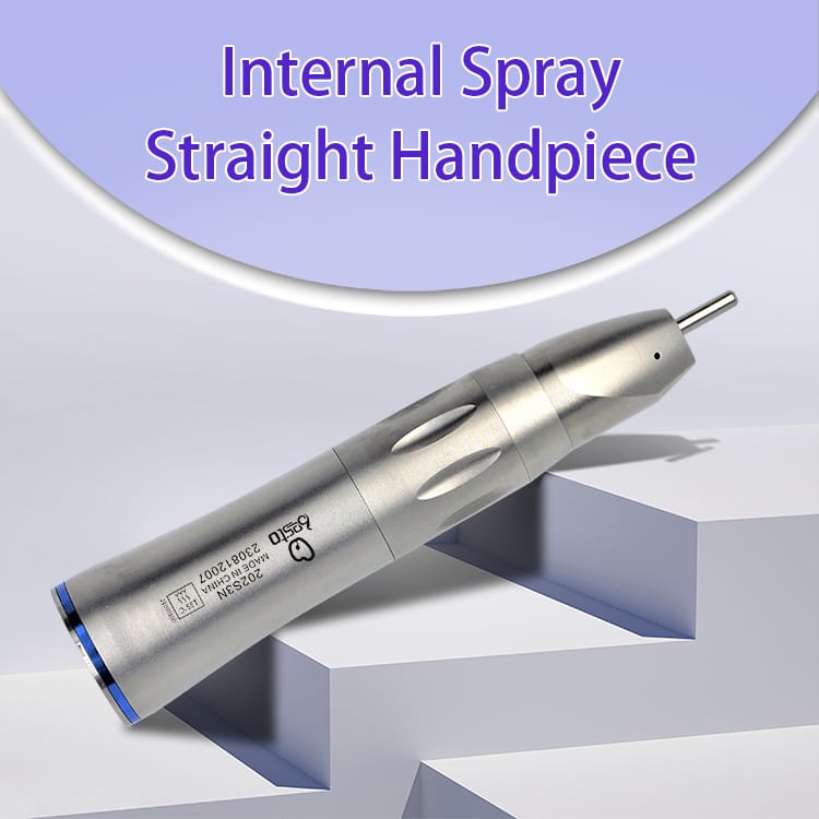 Dental Straight Handpiece Internal Spray with Ceramic Bearings Stainless Steel Low Speed Straight Handpiece – BESTDENT FOSHAN MEDICAL EQUIPMENT CO.,LTD, Handpieces and Contra-Angles