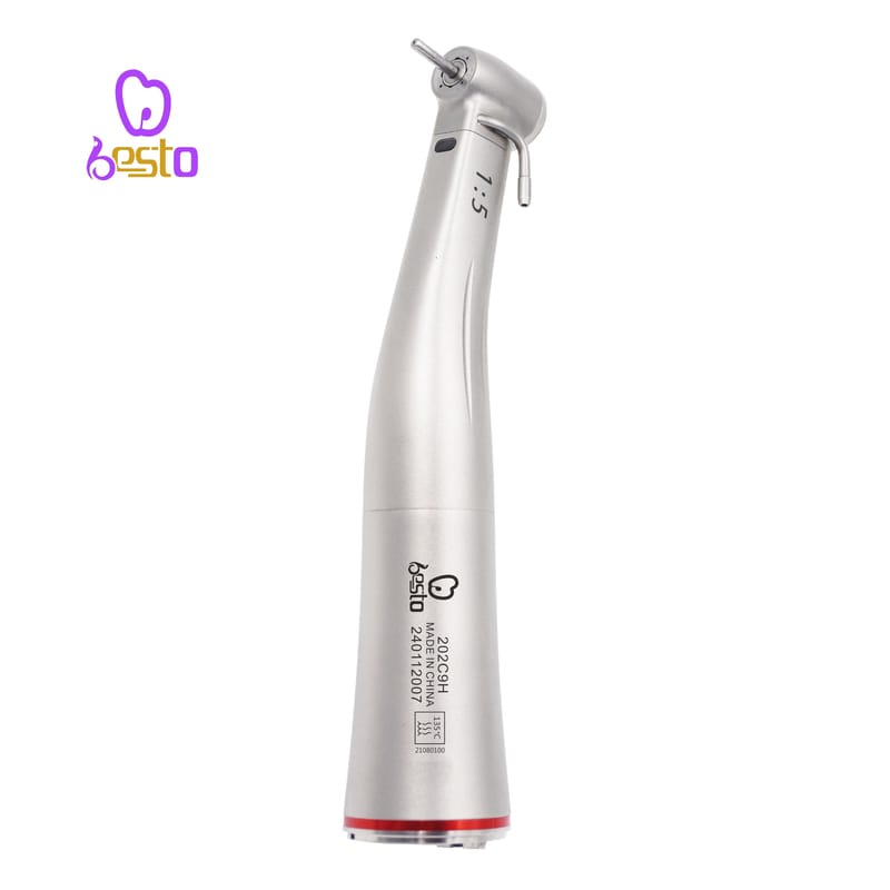 Dental Increasing Handpiece 1:5 Fiber Optic Low Speed Handpiece Contra Angle – BESTDENT FOSHAN MEDICAL EQUIPMENT CO.,LTD, Handpieces and Contra-Angles