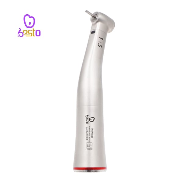1:5 Increasing Fiber Optic Contra Angle Red Ring Dental Handpiece