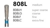 H+M Diamantinstrumente, Fig. 808L | Diamanten 808 L 016 Normalkorn FG, Packung 5 Stück