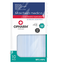 Masque médical Type IIR - Bleu (lot de 10)