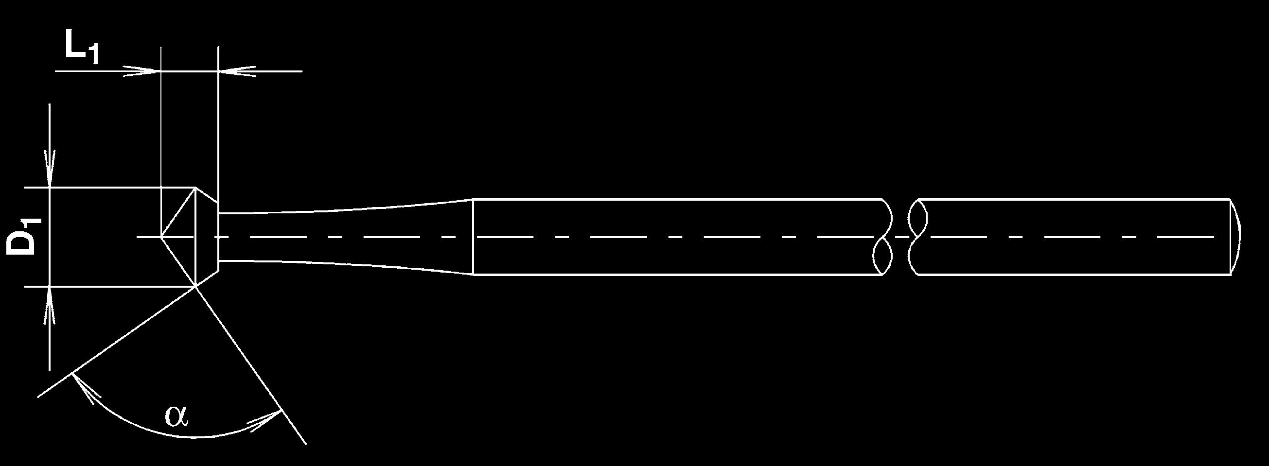 Busch 414AU Doppelkegel / Bearing Cutter (Carbide AU-Series)