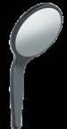 #5 Miroir double face HD Blackline (tige simple EU) – Hu-Friedy Mfg., Loupes et lampes frontales