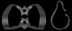 Kofferdam-Klammer #9S (Black Line) – Hu-Friedy Mfg.