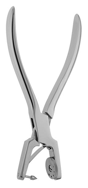 Emporte-pièce pour digue Ainsworth 17 cm – Otto Leibinger, Rubber Dam