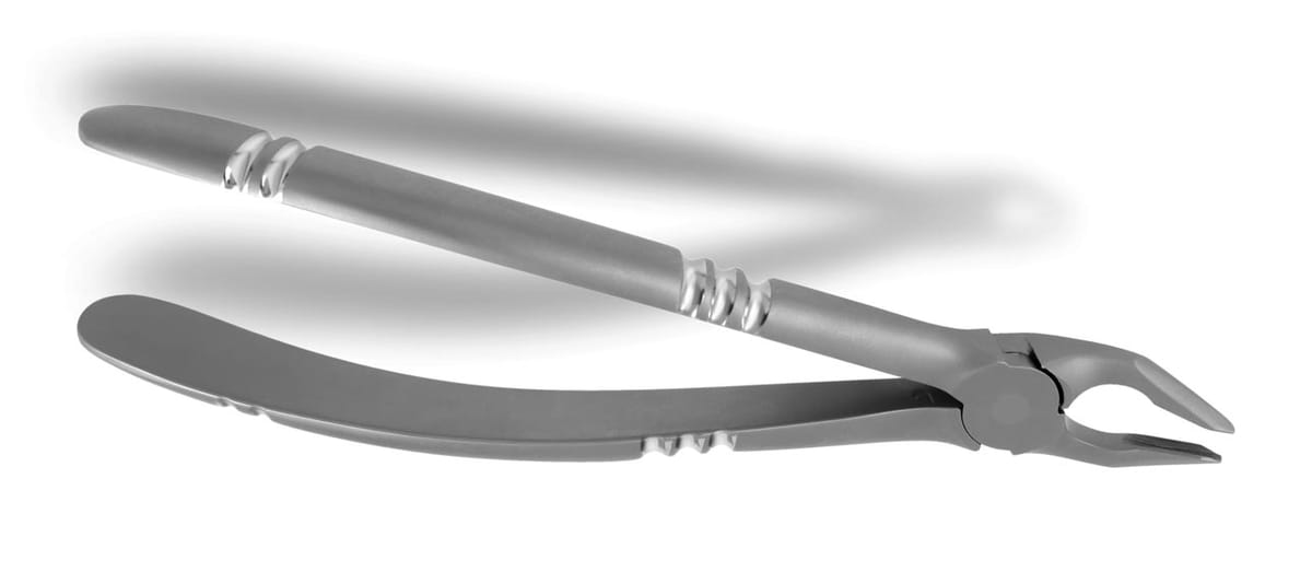 Davier d'extraction modèle anglais Fig. 17 molaires supérieures droites – Otto Leibinger, Extraction Forceps