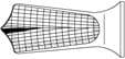 Davier d'extraction modèle anglais Fig. 33A Racines inférieures étroites