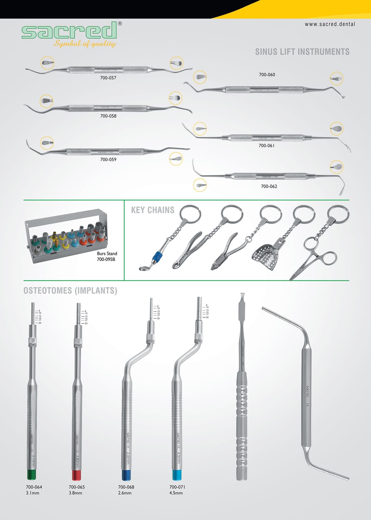Sinus Lift Instrument – SACRED INTERNATIONAL, Chirurgische Instrumente