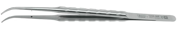 Mikropinzette, 1×2 Zähne, mit Nahtplatte