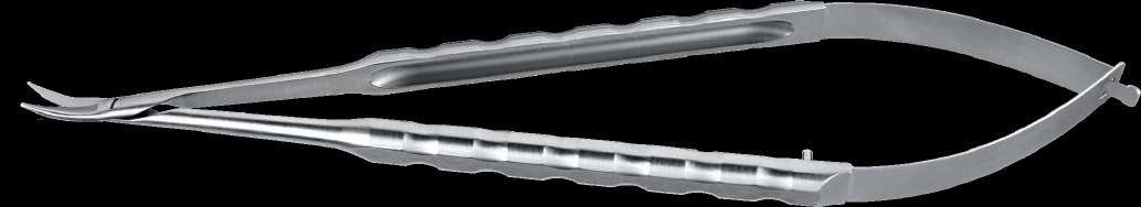 Mikroschere S-gebogen