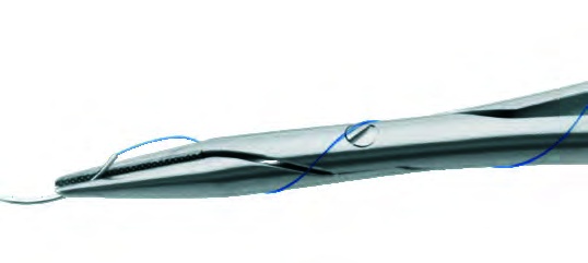 Mikro-Nadelhalter Twist TC, gerade